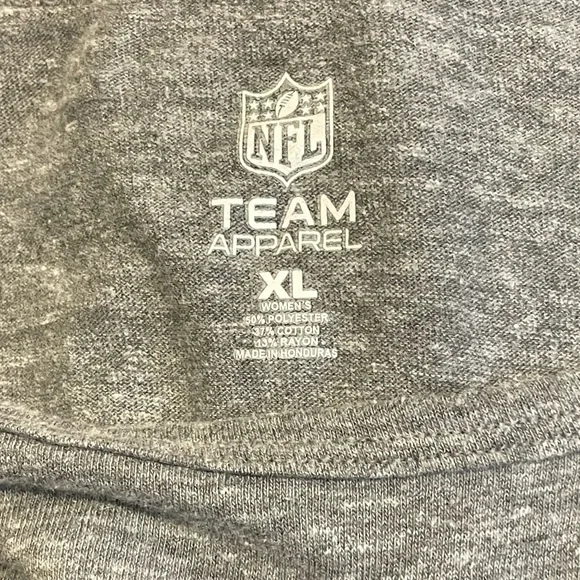NFL TEAM APPAREL DENVER BRONCOS Womens Grey Long Sleeve TShirt Size XL - Picture 10 of 10